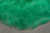 Straight dyed green human hair weaves extensions